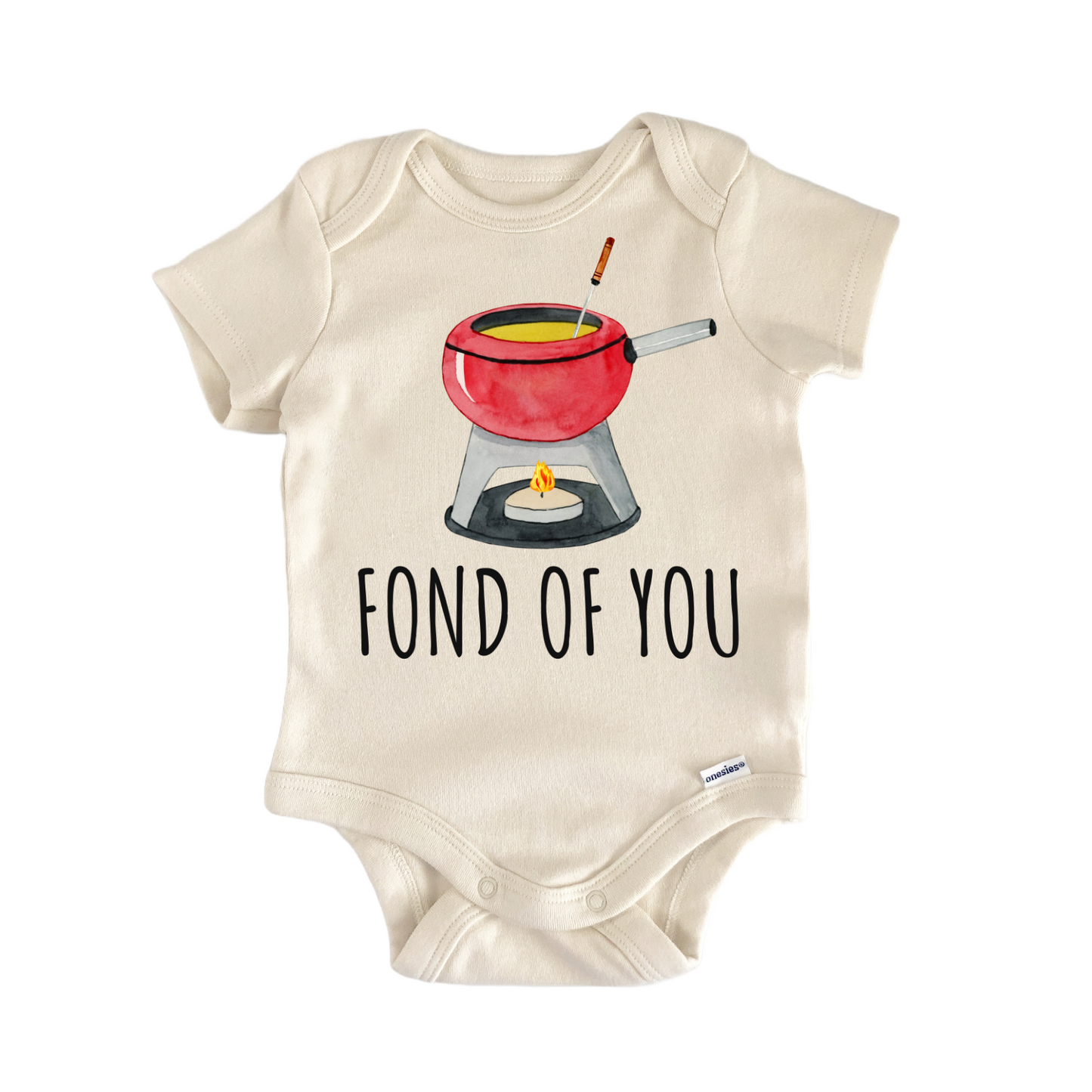 Fondue Cheese Lover Baby Gift Baby Bodysuit