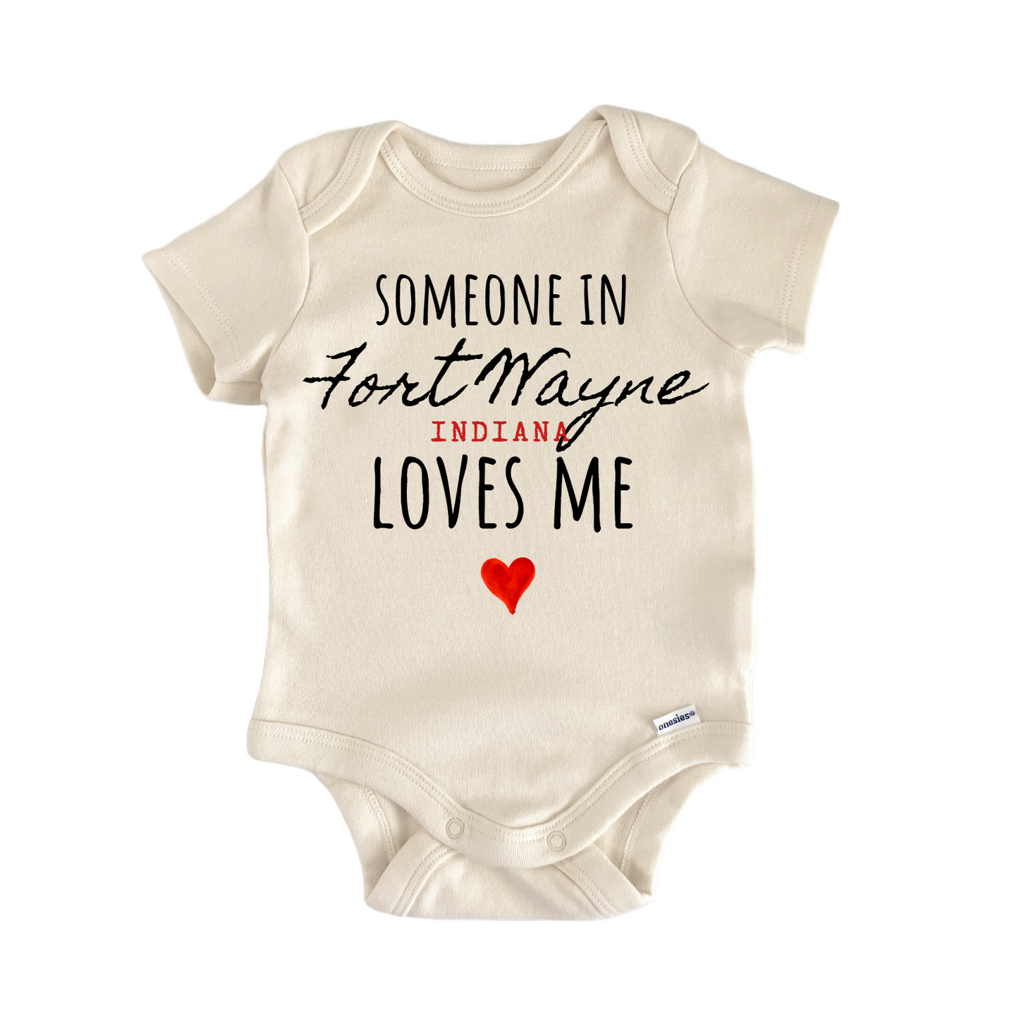 Fort Wayne Indiana Baby Gift Baby Bodysuit