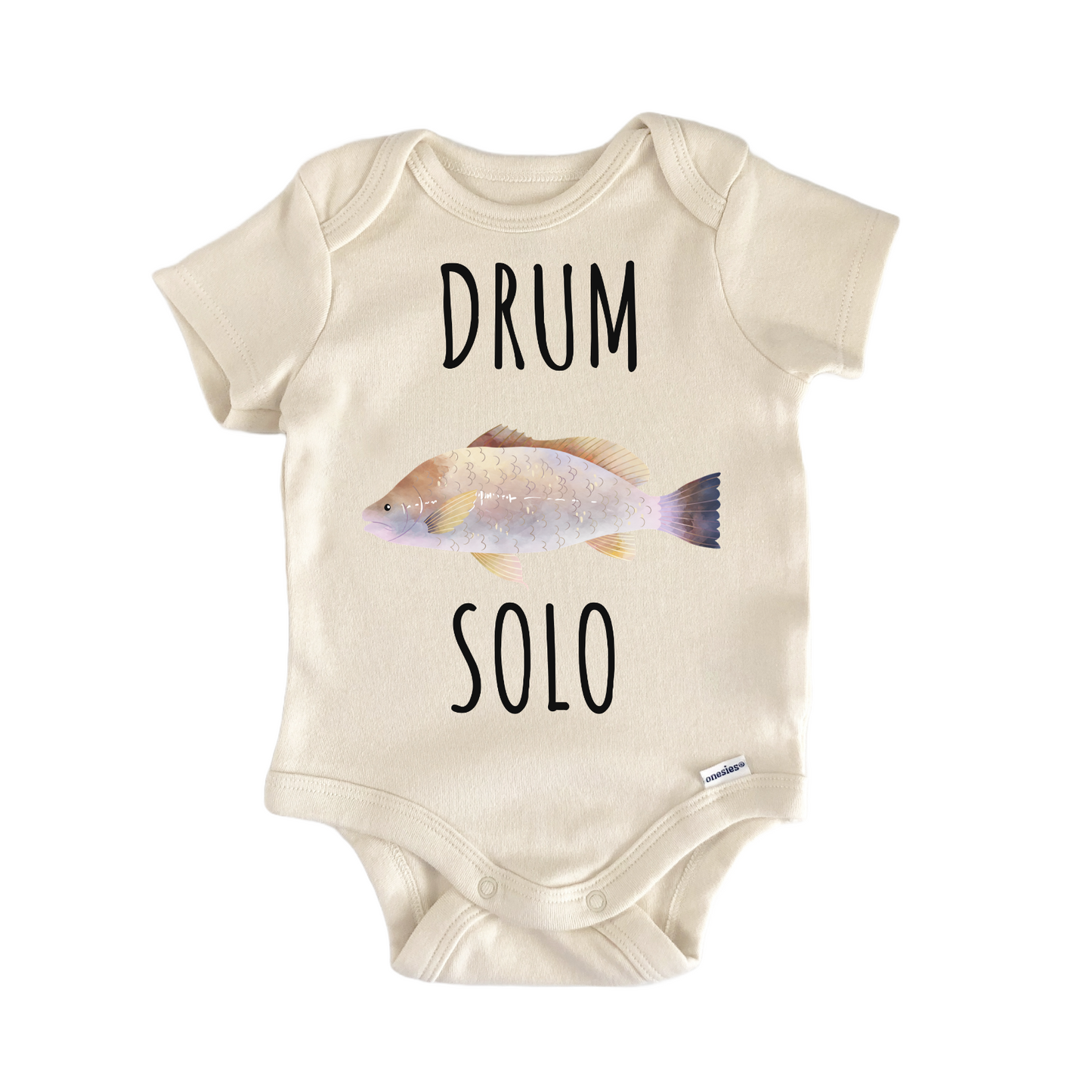 Freshwater Drum Fish Baby Gift Baby Bodysuit