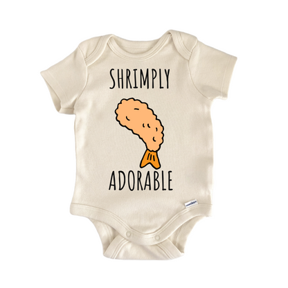 Fried Shrimp Seafood Shrimply Baby Gift Baby Bodysuit