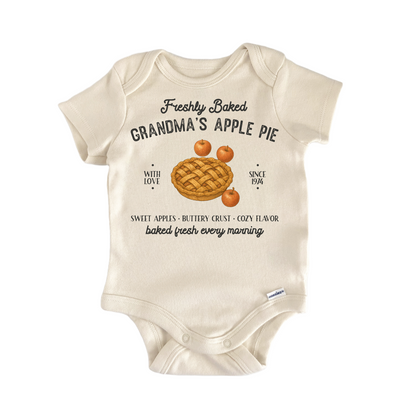Grandma Apple Pie Bakery Baby Gift Baby Bodysuit
