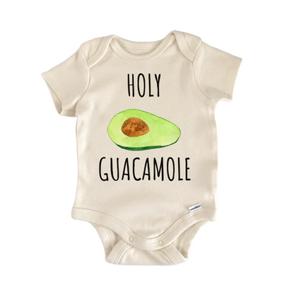 Guacamole Avocado Fruit Holy Baby Gift Baby Bodysuit