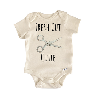 Hairdresser Barber Haircut Scissors Baby Gift Baby Bodysuit