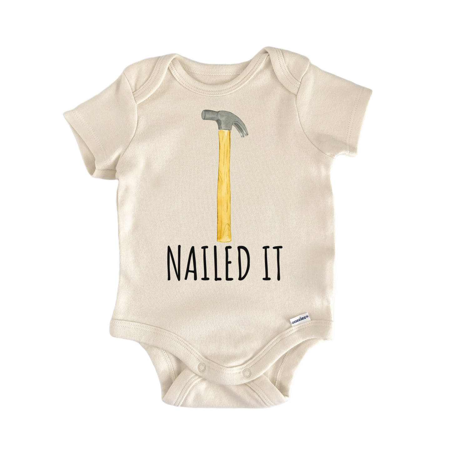 Hammer Handyman Nail Carpenter Baby Gift Baby Bodysuit