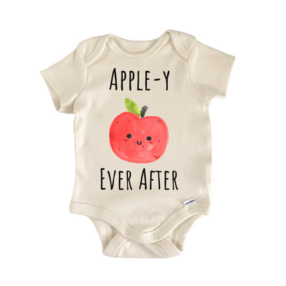 Happily Ever After Apple Teacher Fruit Baby Gift Baby Bodysuit