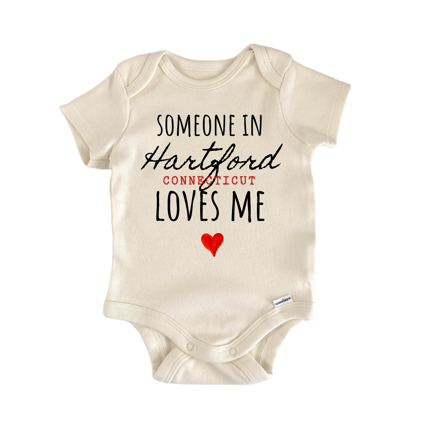 Hartford Connecticut Baby Gift Baby Bodysuit