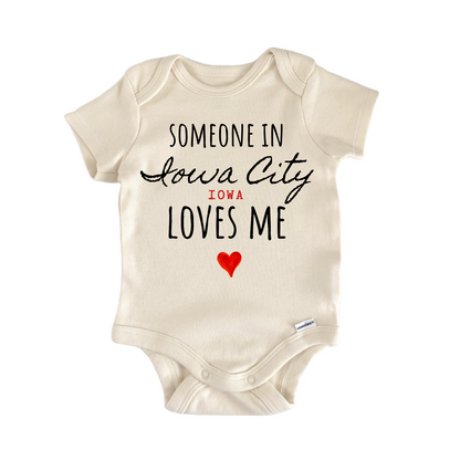 Iowa City Iowa Baby Gift Baby Bodysuit