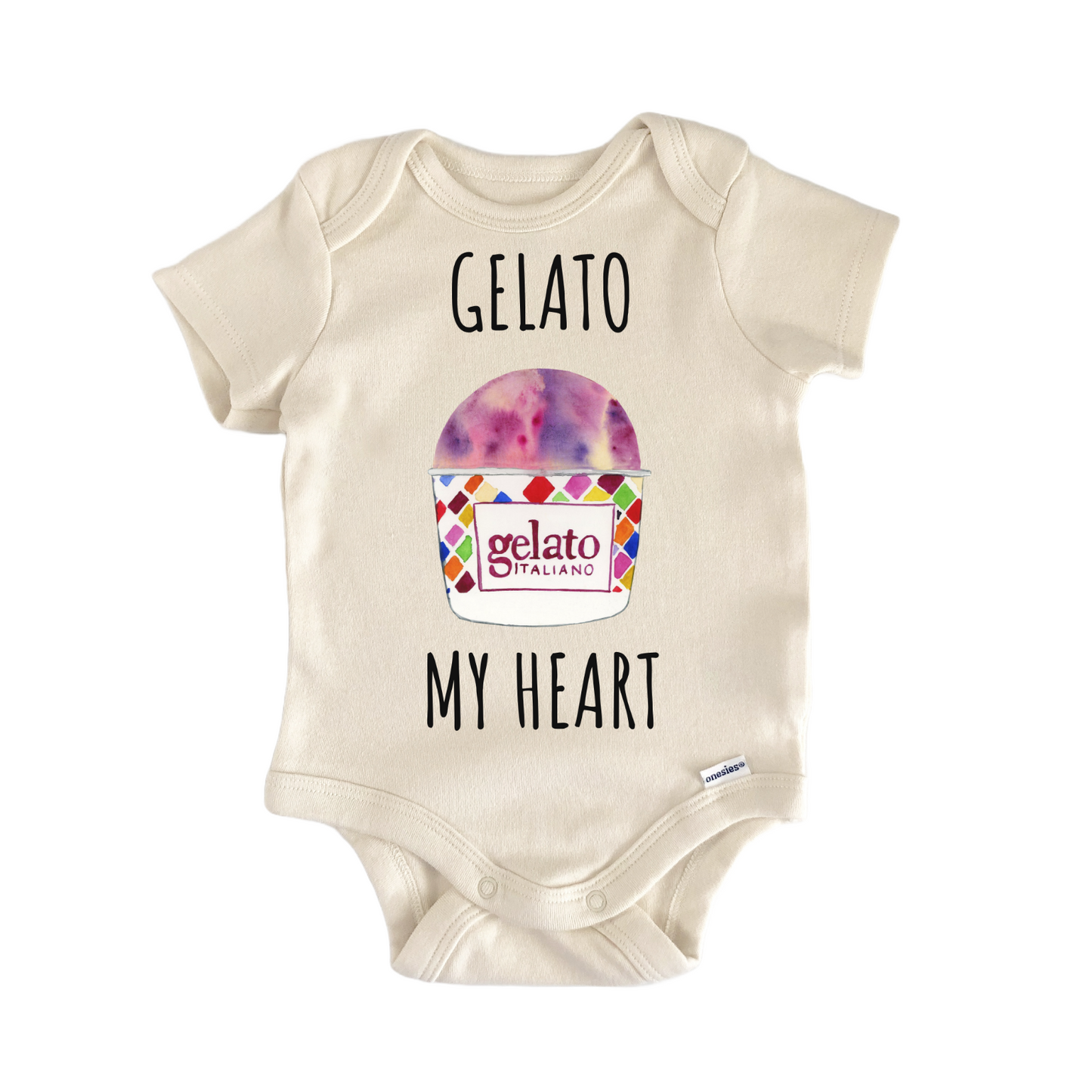 Italian Gelato Baby Gift Baby Bodysuit