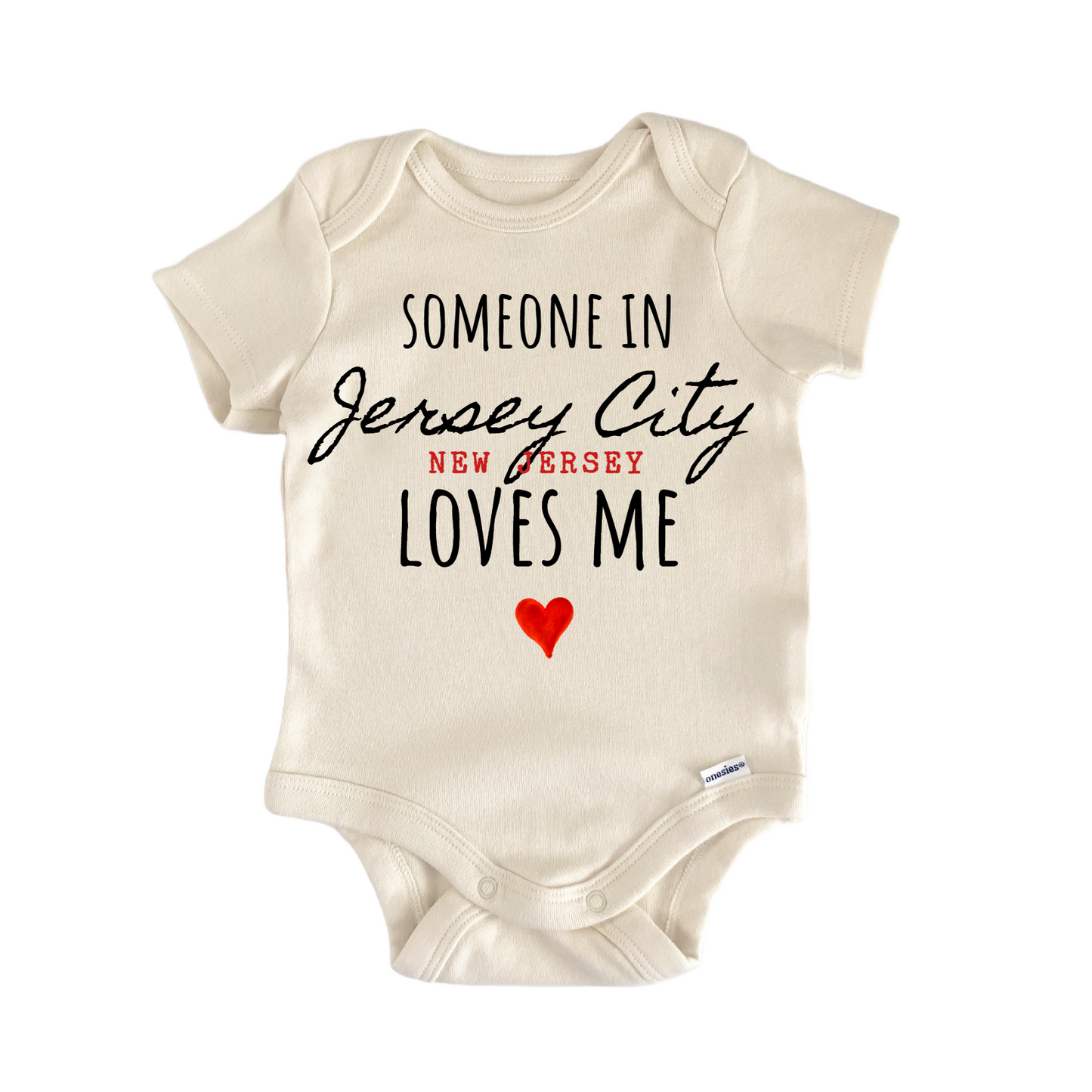 Jersey City New Jersey Baby Gift Baby Bodysuit