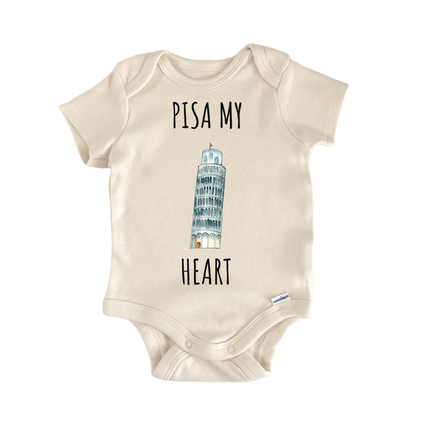 Leaning Tower of Pisa Baby Gift Baby Bodysuit