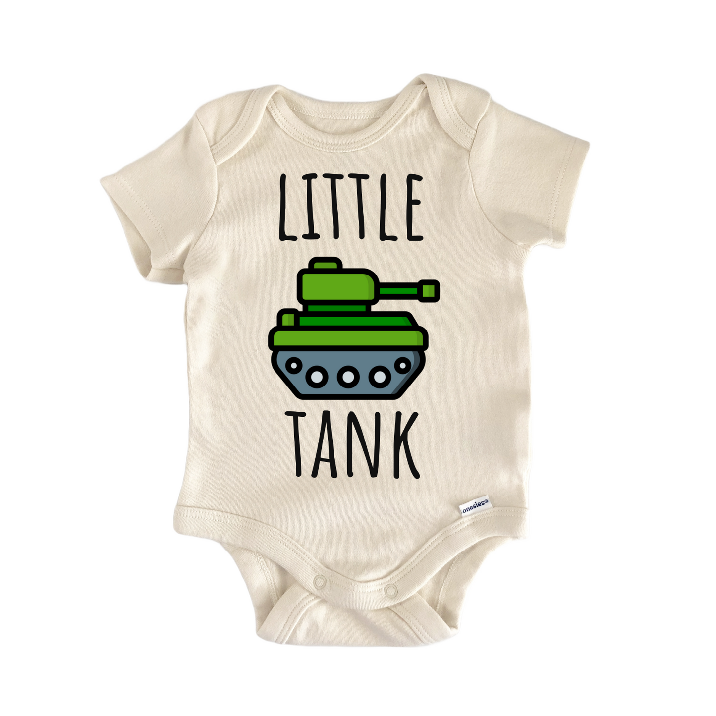 Little Tank Military Baby Gift Baby Bodysuit