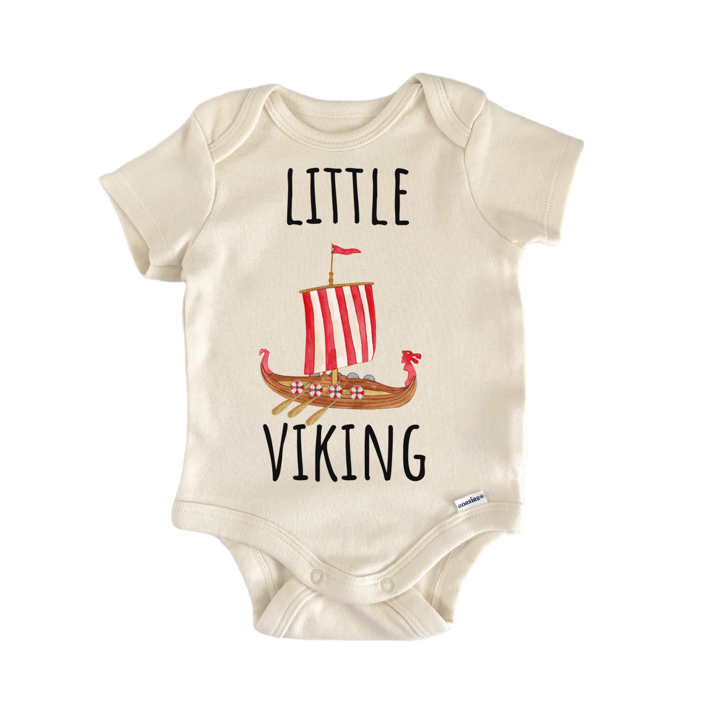 Little Viking Scandinavian Norse Baby Gift Baby Bodysuit