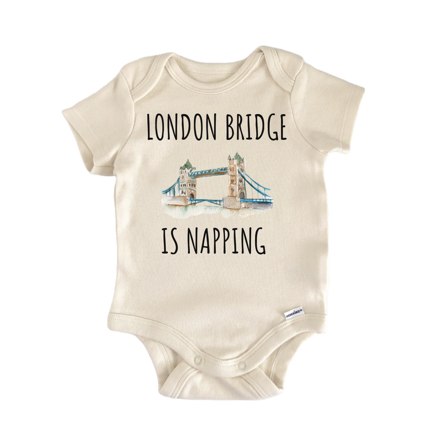 London Bridge England Baby Gift Baby Bodysuit