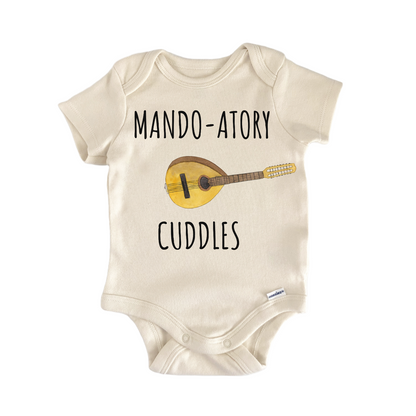 Mandolin Guitar String Instrument Acoustic Baby Gift Baby Bodysuit