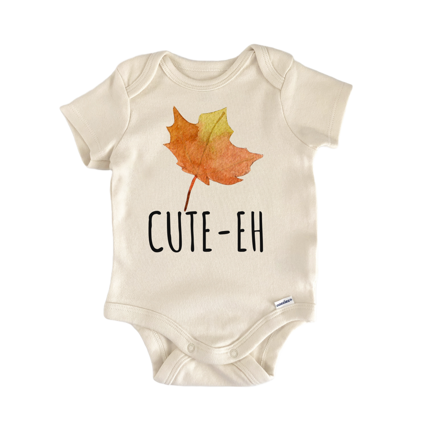Maple Leaf Cute Eh Canada Baby Gift Baby Bodysuit