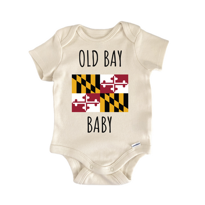Maryland State Flag Baby Gift Baby Bodysuit