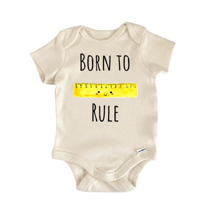 Math Ruler Teacher Mathematics Baby Gift Baby Bodysuit