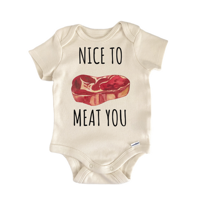 BBQ Meat Butcher Baby Gift Baby Bodysuit