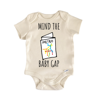 Metro Subway NYC New York Baby Gift Baby Bodysuit