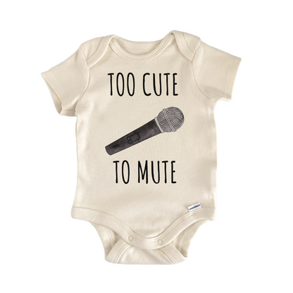 Microphone Singer Band Instrument Baby Gift Baby Bodysuit