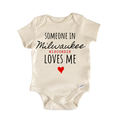 Milwaukee Wisconsin Baby Gift Baby Bodysuit