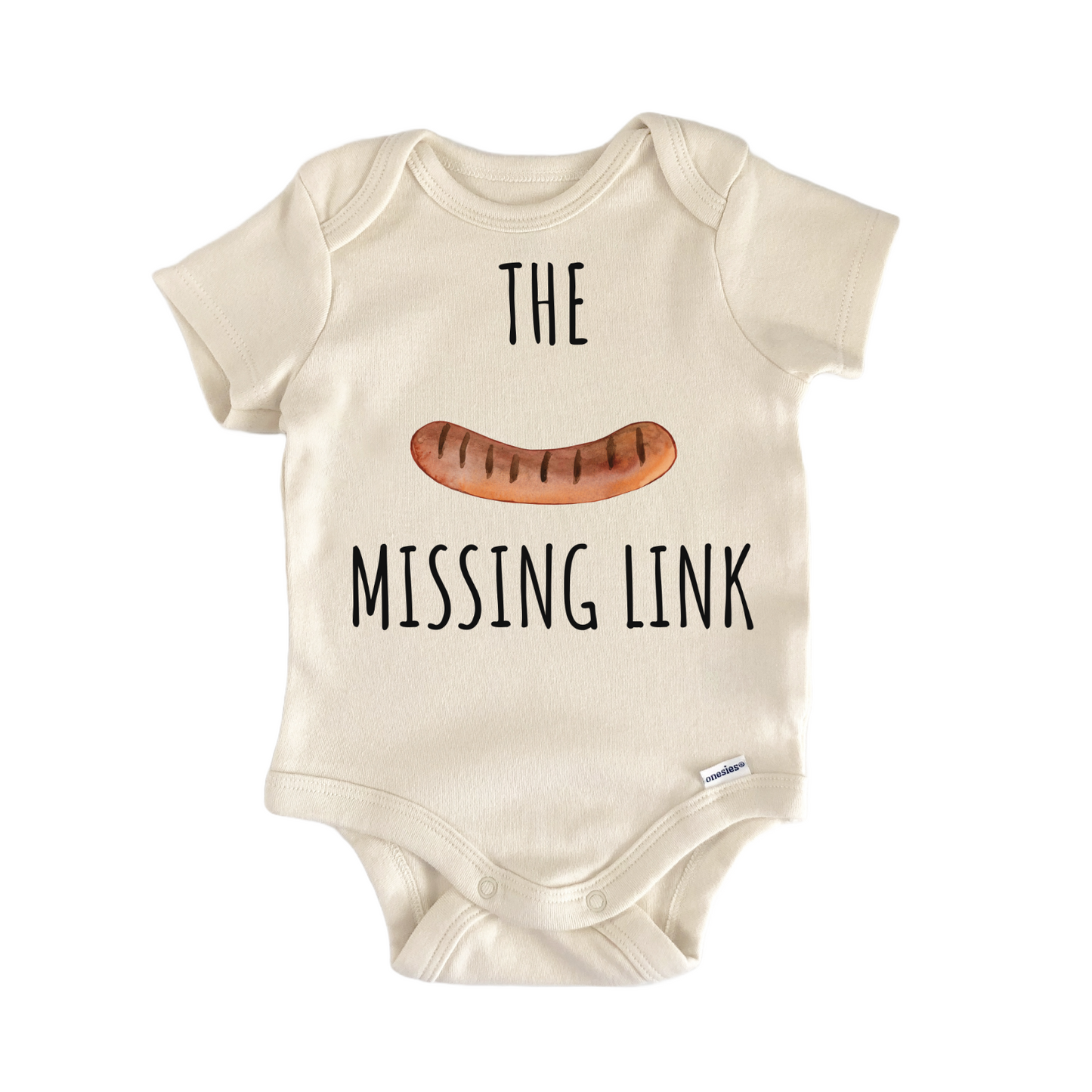 Missing Link Sausage Butcher Meat Baby Gift Baby Bodysuit