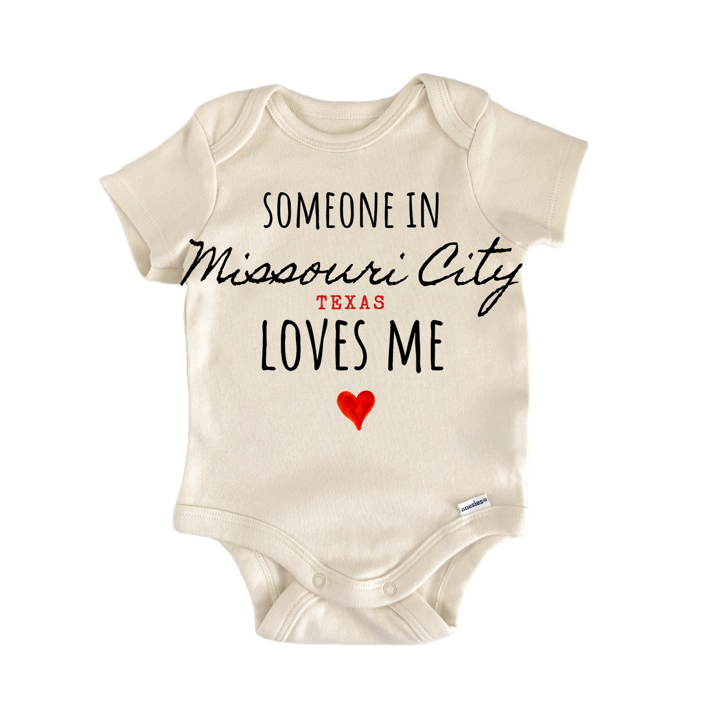 Missouri City Texas Baby Gift Baby Bodysuit