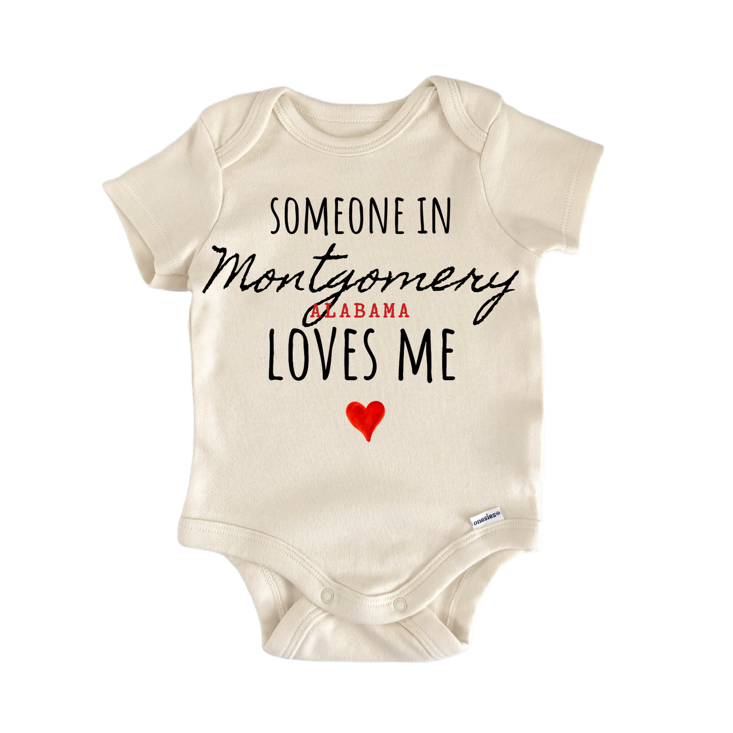 Montgomery Alabama Baby Gift Baby Bodysuit