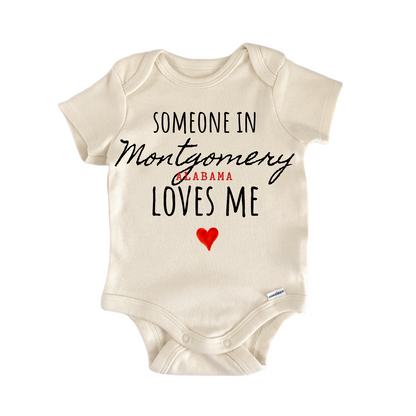Montgomery Alabama Baby Gift Baby Bodysuit