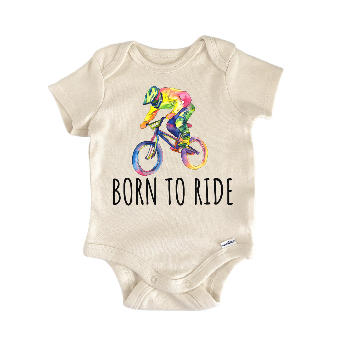 Mountain Bike Ride Bicycle Baby Gift Baby Bodysuit
