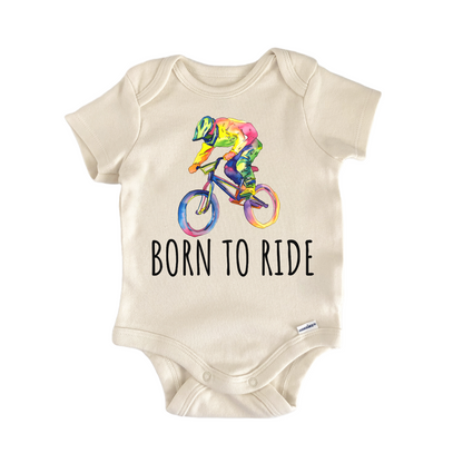 Mountain Bike Ride Bicycle Baby Gift Baby Bodysuit