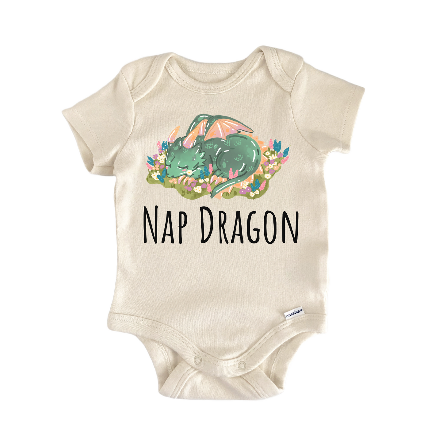 Nap Dragon Fantasy TV Baby Gift Baby Bodysuit