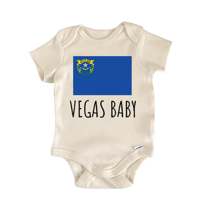 Nevada Las Vegas State Flag Baby Gift Baby Bodysuit