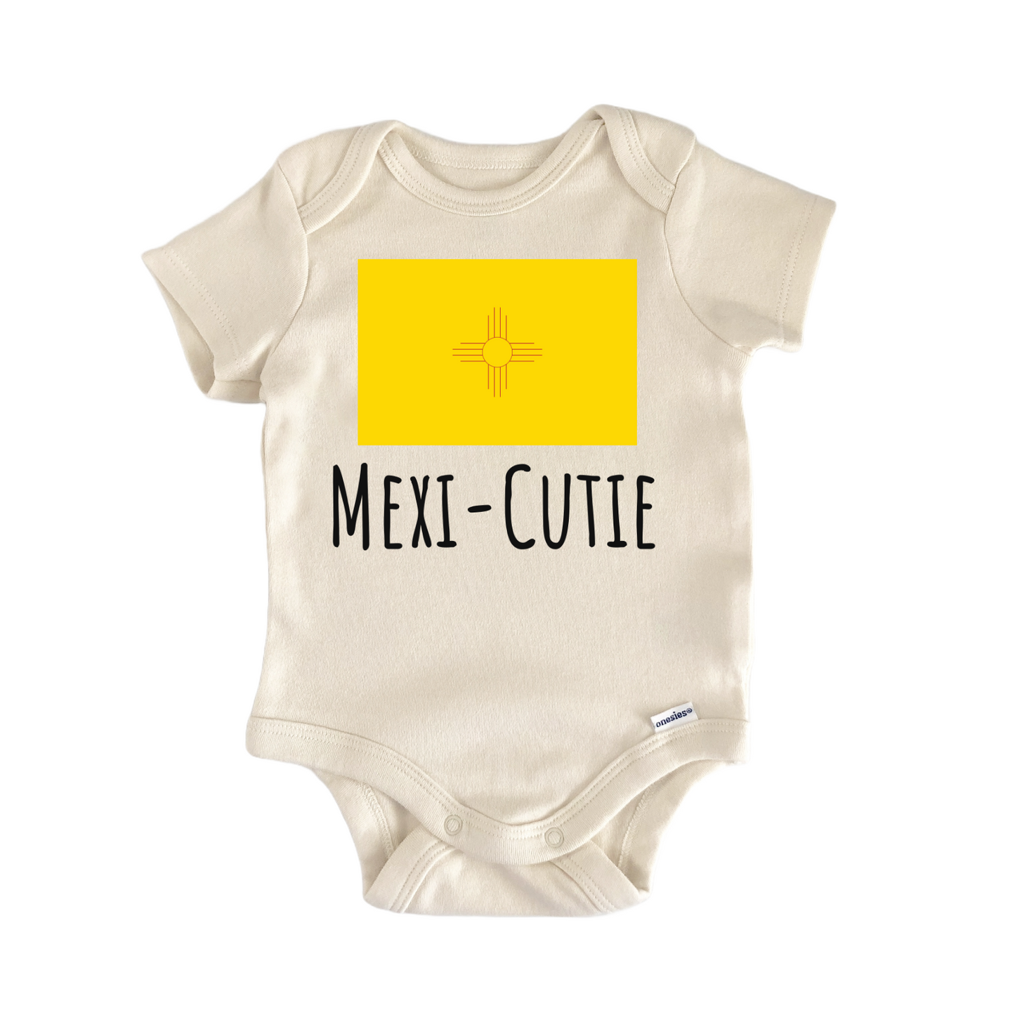 New Mexico State Flag Newborn Gift Baby Bodysuit