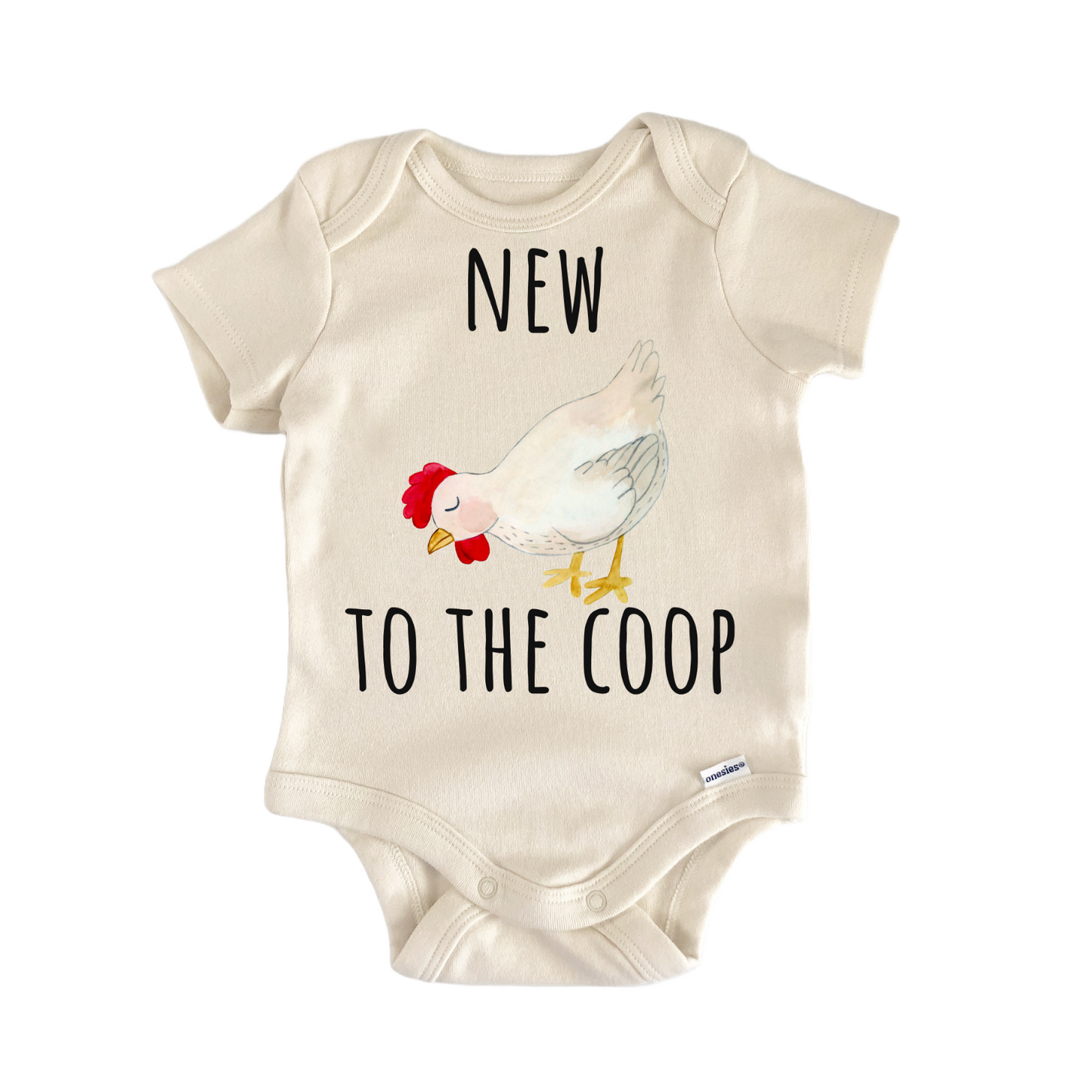 New To The Coop Chicken Feed Baby Gift Baby Bodysuit