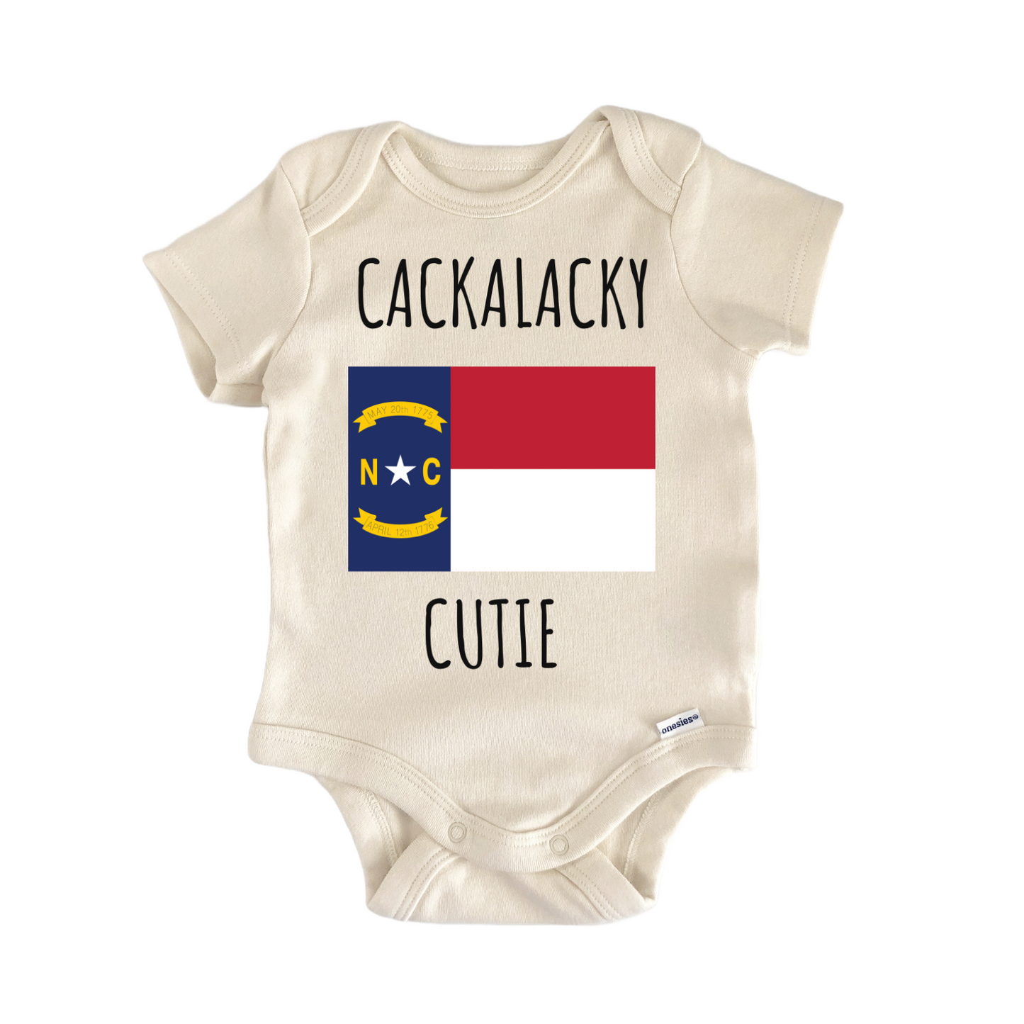 North Carolina State Flag Baby Gift Baby Bodysuit