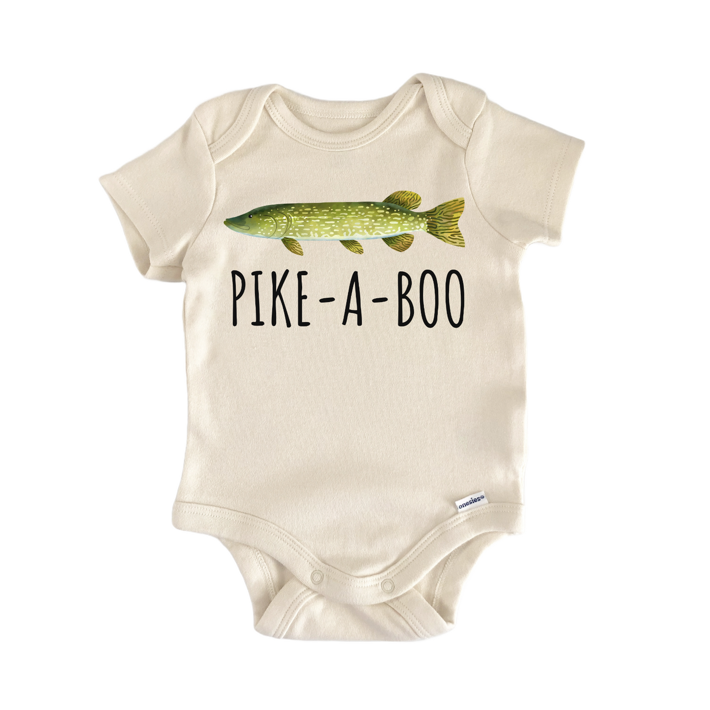Northern Pike Freshwater Fishing Baby Gift Baby Bodysuit