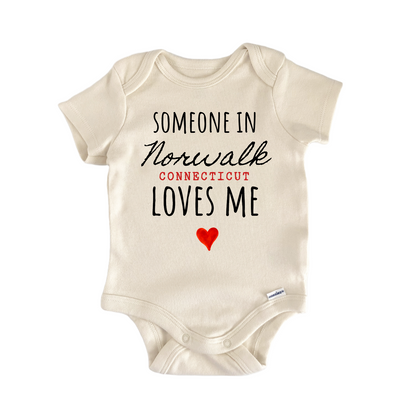 Norwalk Connecticut Baby Gift Baby Bodysuit