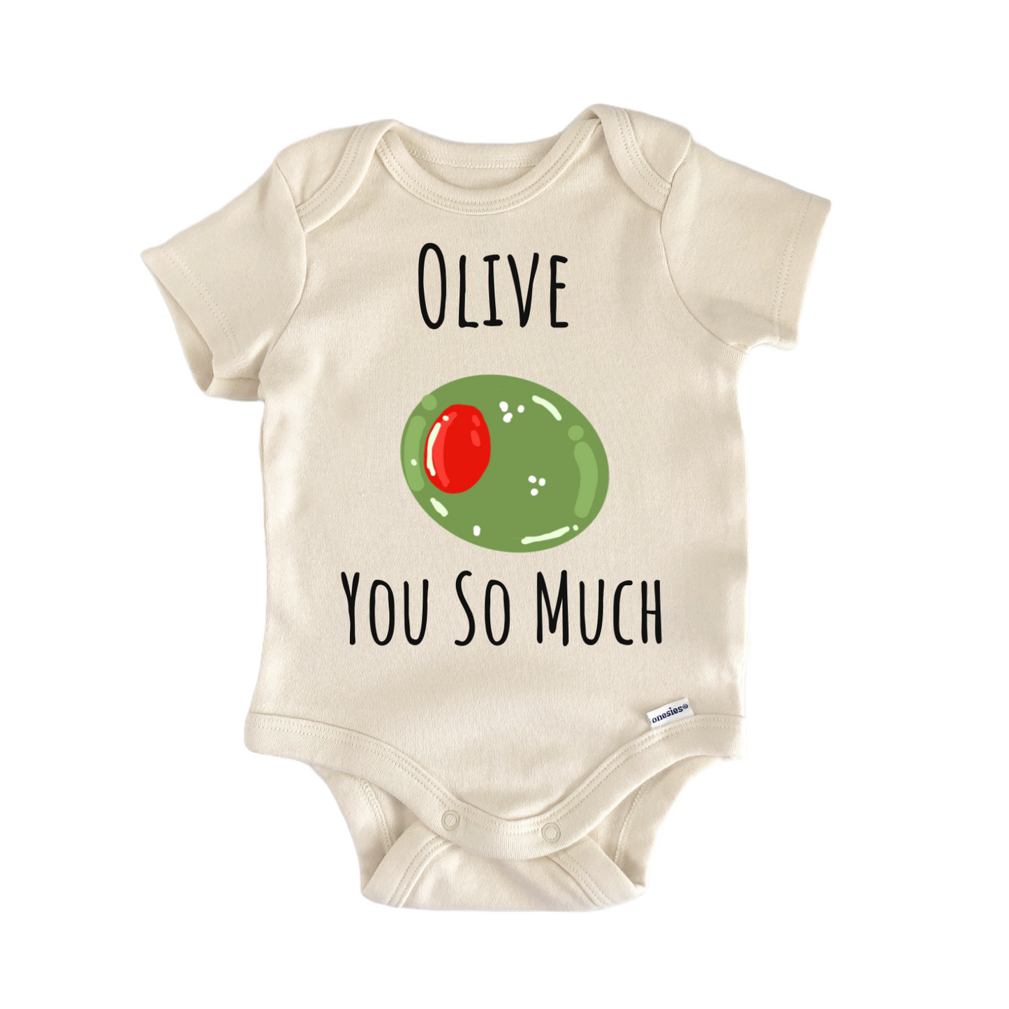 Olive You Vegetable Martini Baby Gift Baby Bodysuit