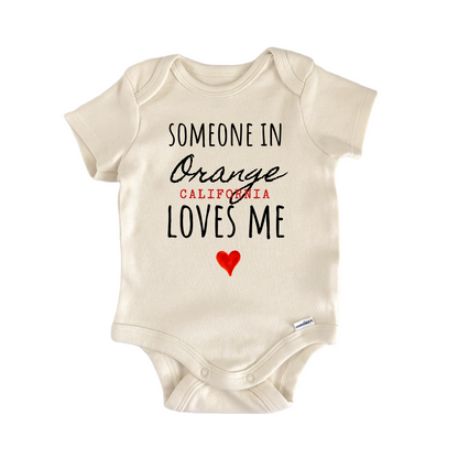 Orange California Baby Gift Baby Bodysuit