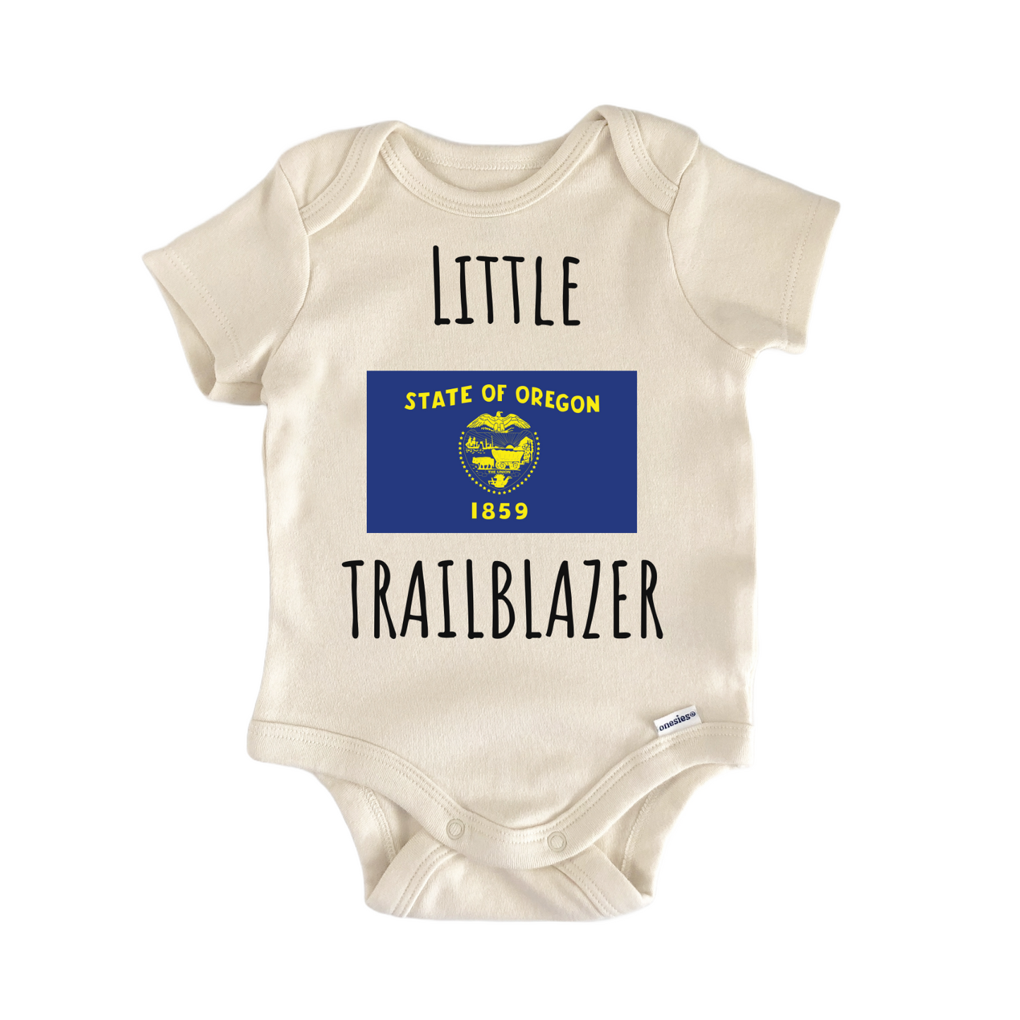 Oregon State Flag Baby Gift Baby Bodysuit