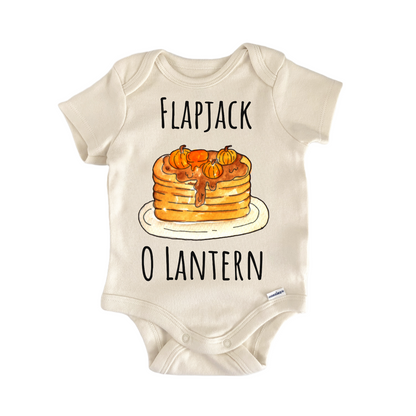 Pancakes Breakfast Brunch Pumpkin Halloween Baby Gift Baby Bodysuit