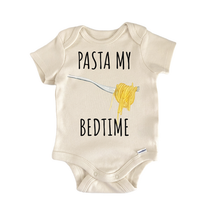 Pasta Bedtime Italian Foodie Spaghetti Baby Gift Baby Bodysuit