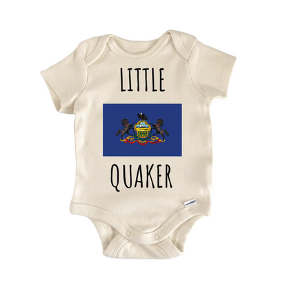 Pennsylvania State Flag Baby Gift Baby Bodysuit