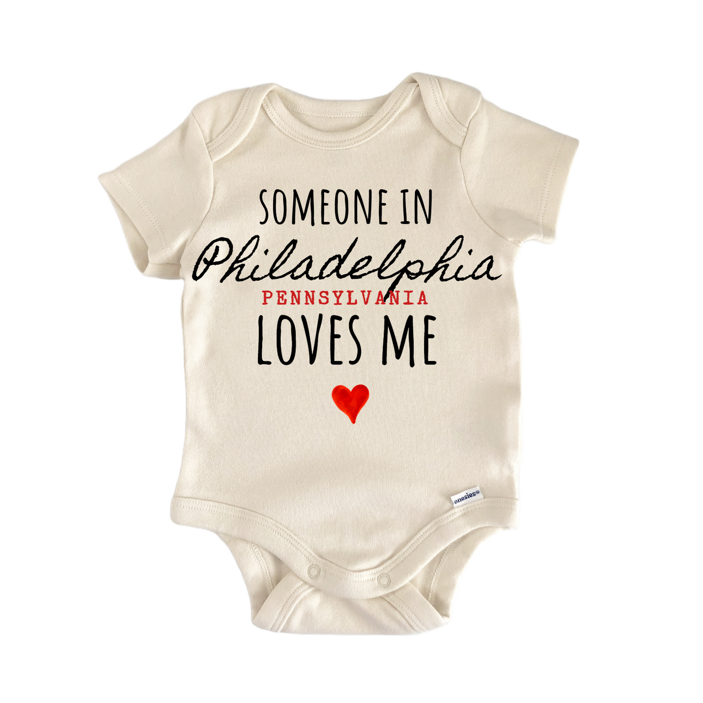 Philadelphia Pennsylvania Baby Gift Baby Bodysuit