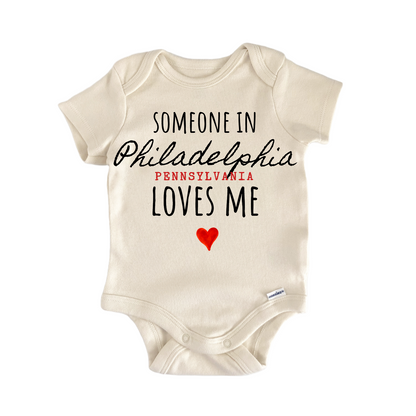 Philadelphia Pennsylvania Baby Gift Baby Bodysuit