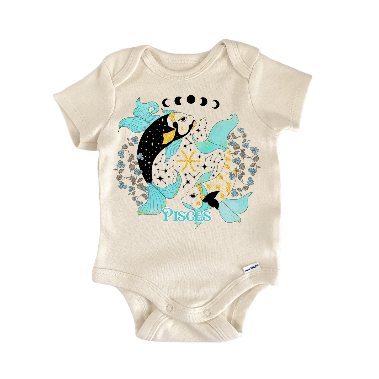 Pisces Astrology Zodiac Signs Baby Gift Baby Bodysuit