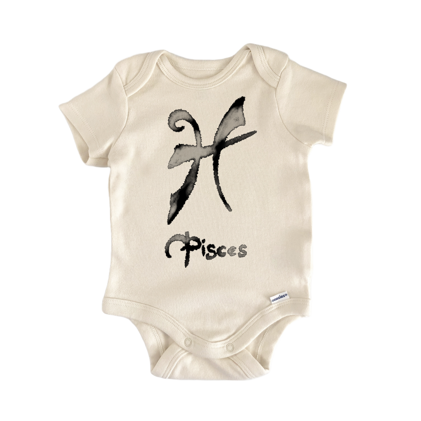 Pisces Zodiac Astrology Signs Baby Gift Baby Bodysuit