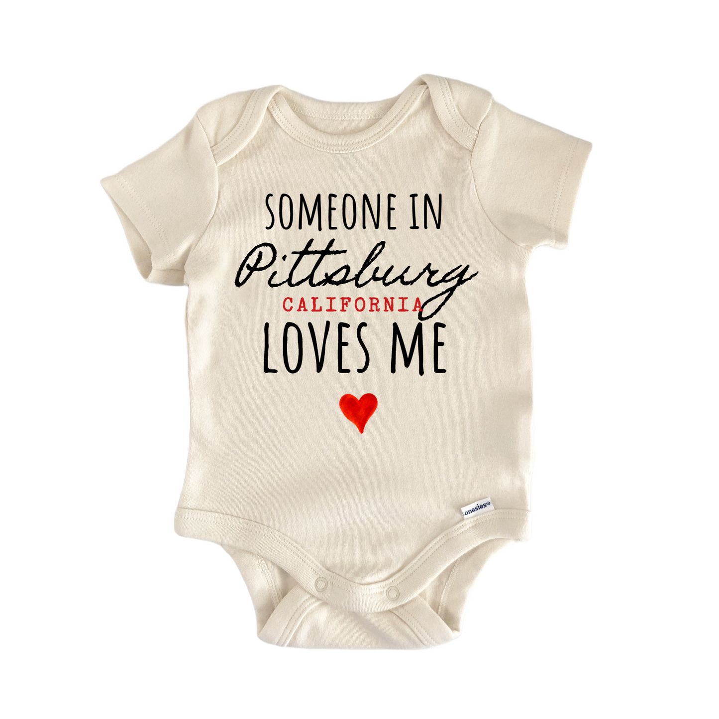 Pittsburg California Baby Gift Baby Bodysuit