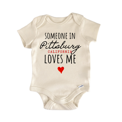 Pittsburg California Baby Gift Baby Bodysuit